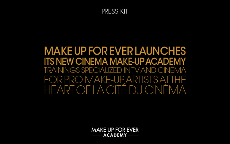 Make Up For Ever − Cinema Academy
